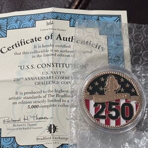 U.S. Navy 250th Anniversary Challenge Coin